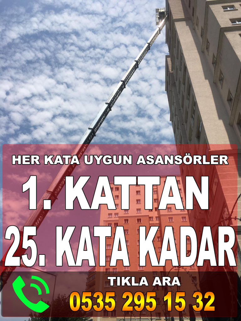 Avcılar Denizköşkler kiralık asansör